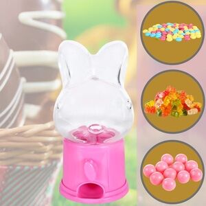 Pink Easter-Themed Candy Dispenser  Set of (2) NWT